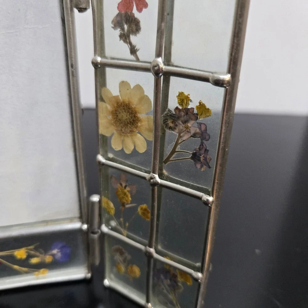 Picture Frame Arch Window Pressed Flower Triptych Arch Cottagecore 3.5x5 Garden